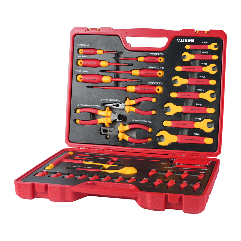 Wrench Set - Professionele EV Reparatiegereedschapset 41-delig 1000V geïsoleerde