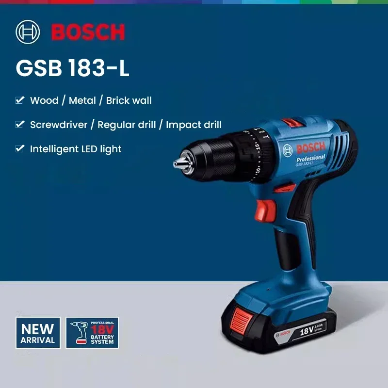 Bosch GSB183-LI 18V accuboorma - Screwdriver Set recensie en prijs
