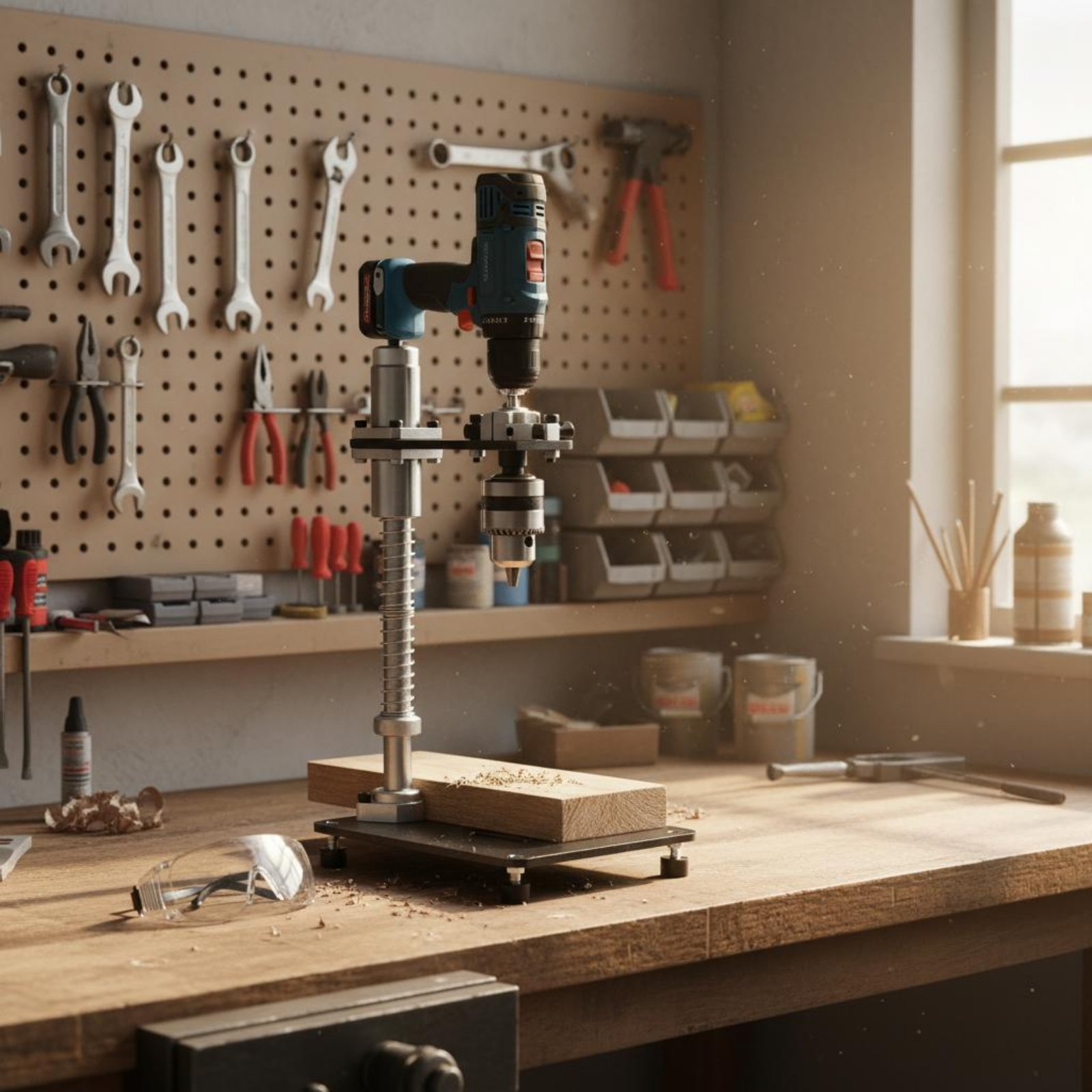 Handboormachine-standaard Stab - Drill Press recensie en prijs